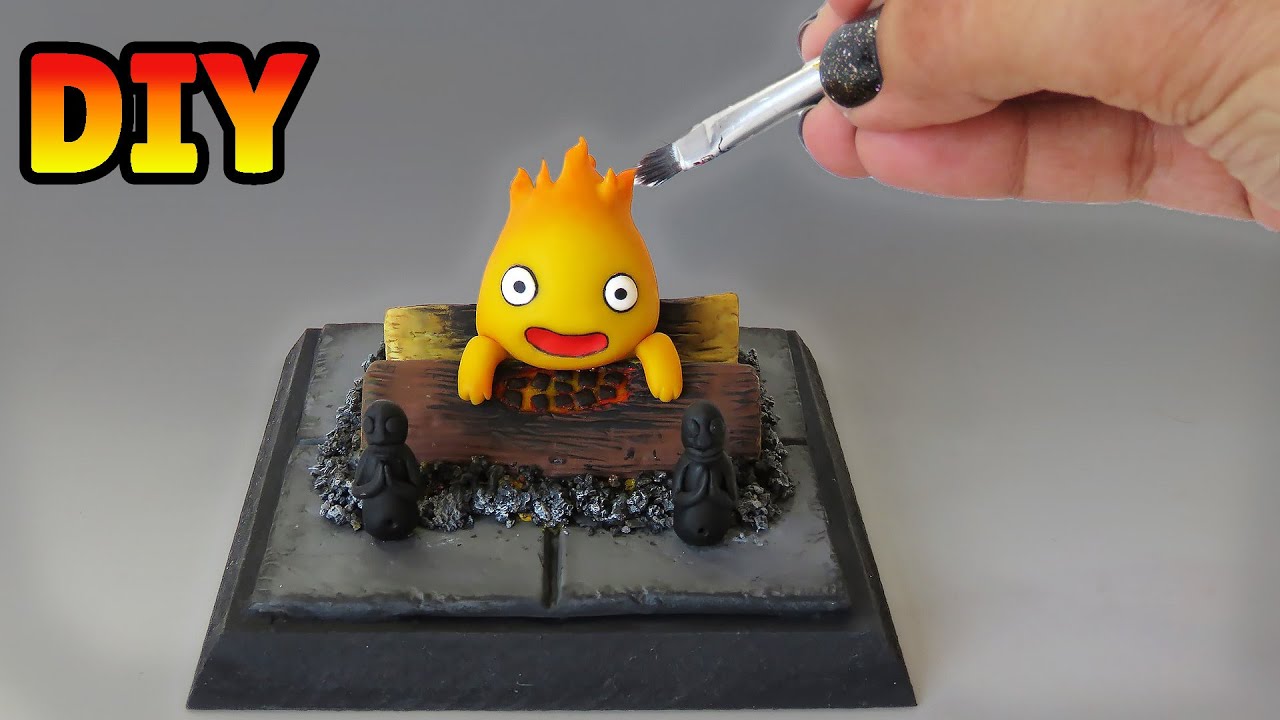 DIY: Como Fazer CALCIFER - O CASTELO ANIMADO (Studio Ghibli)