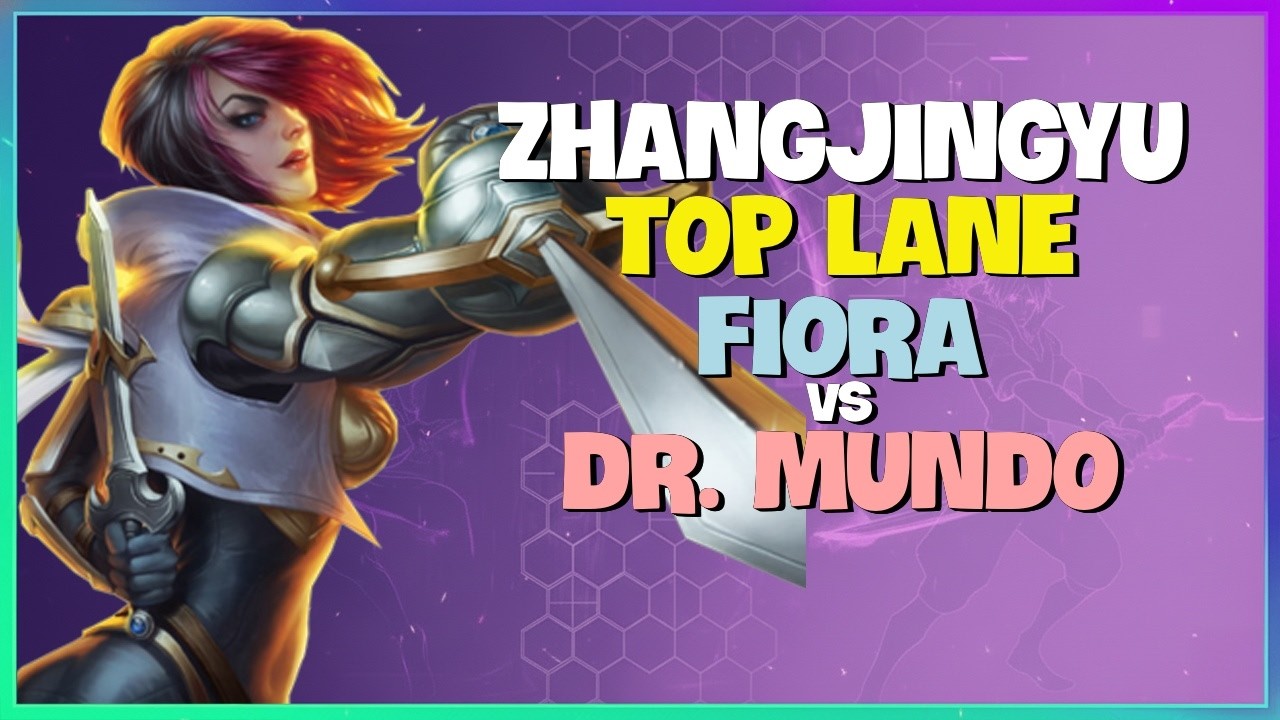 ZhangJingyu Fiora : This Dude is CRUSHING Dr Mundo on the CN Super Server