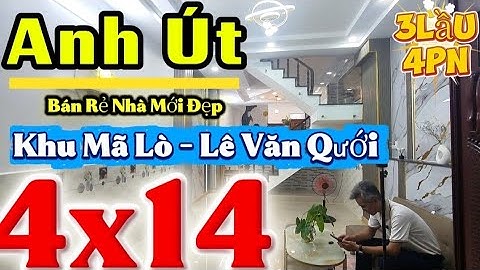 💥 Siêu Phẩm Nhà 4x14m – Hẻm 5m Tại 477 Mã Lò – 4PN – Nhà Mới Ở Ngay – Sát Mặt Tiền Gần Lê Văn Qưới