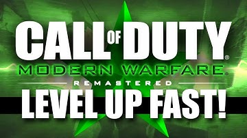Modern Warfare Remastered: How To Level Up FAST in Multiplayer! (Tips and Tricks)