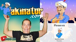 ¡¡SALGO EN EL AKINATOR!! Jajajaja.¡PUNTAZO! Gracias Espartaco, tron. Jandro Lion