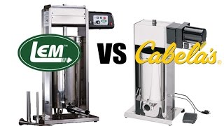 Sausage Stuffer Comparison: LEM vs Cabela's