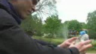 Ville Valo Promoting Plup Water - Bottle