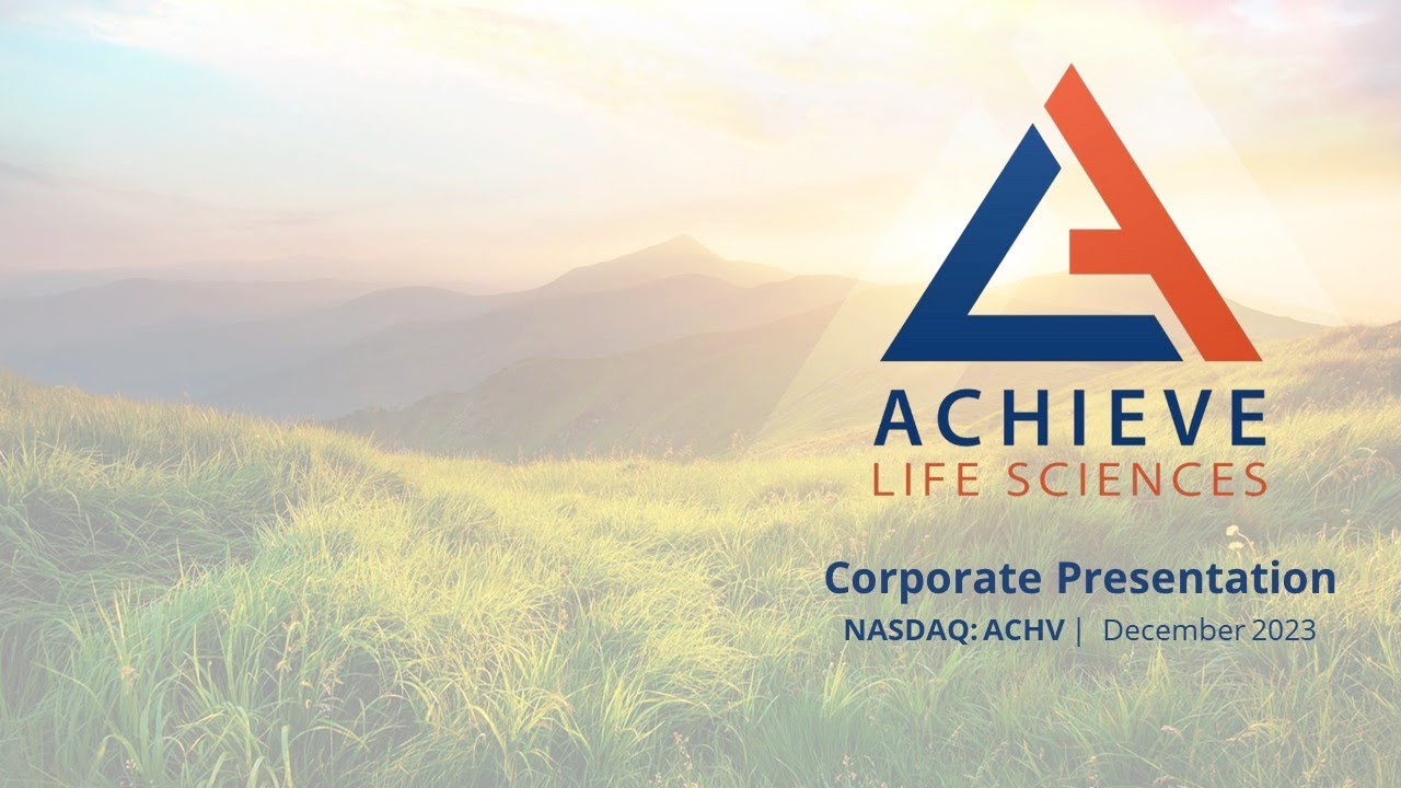 Achieve Life Sciences, Inc. (NASDAQ ACHV) Virtual Investor Conferences YouTube