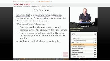 AP Computer Science - Sorting Algorithms