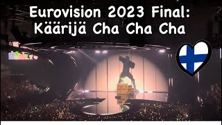 Käärijä  - Cha Cha Cha I Eurovision 2023 - Finland 🇫🇮 Live Crowd Reaction Grand Final Family Show