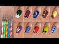 10 Easy nail art designs with dotting tools || How to use dotting tools for nail art