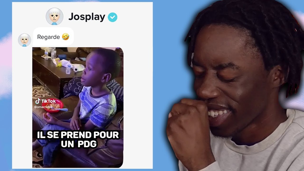 Des Youtubeurs m'envoient leurs TIKTOKS les plus DROLES