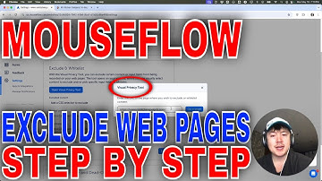 ✅  How To Exclude Web Pages From Mouseflow Recording🔴