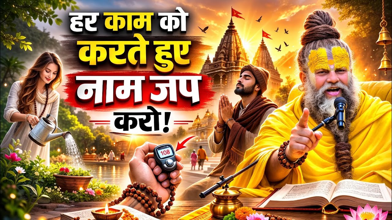 हर काम को करते हुए नाम जप करो ! Premanandniya 