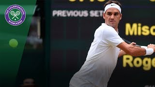 Roger Federer v Mischa Zverev highlights - Wimbledon 2017 third round