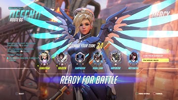 Route 66 Attack  & Defend - Good Team Communication - Mercy POV Competitive