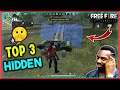 😱 Top 3 New Hidden Places In Free Fire - You Don't Know - Techno Banda