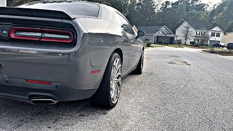 950 HP DODGE CHALLENGER SRT HELLCAT MUFFLER DELETE COLD STAR