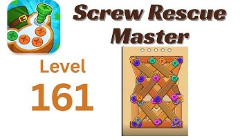Screw Rescue Master Level 161 Walkthrough 🔩🧩 | Go Answer