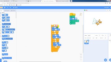 碎形 Scratch 謝爾賓斯基三角形