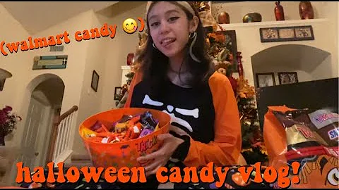 Walmart Halloween Candy Vlog!
