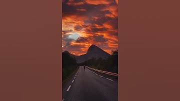 Thumbnail of Midnight Sun 🌞 in Norway, Sweden. #midnight #sunrise #sweden