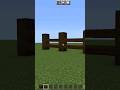How to make fence and wall design in minecraft  prefergamer  shorts