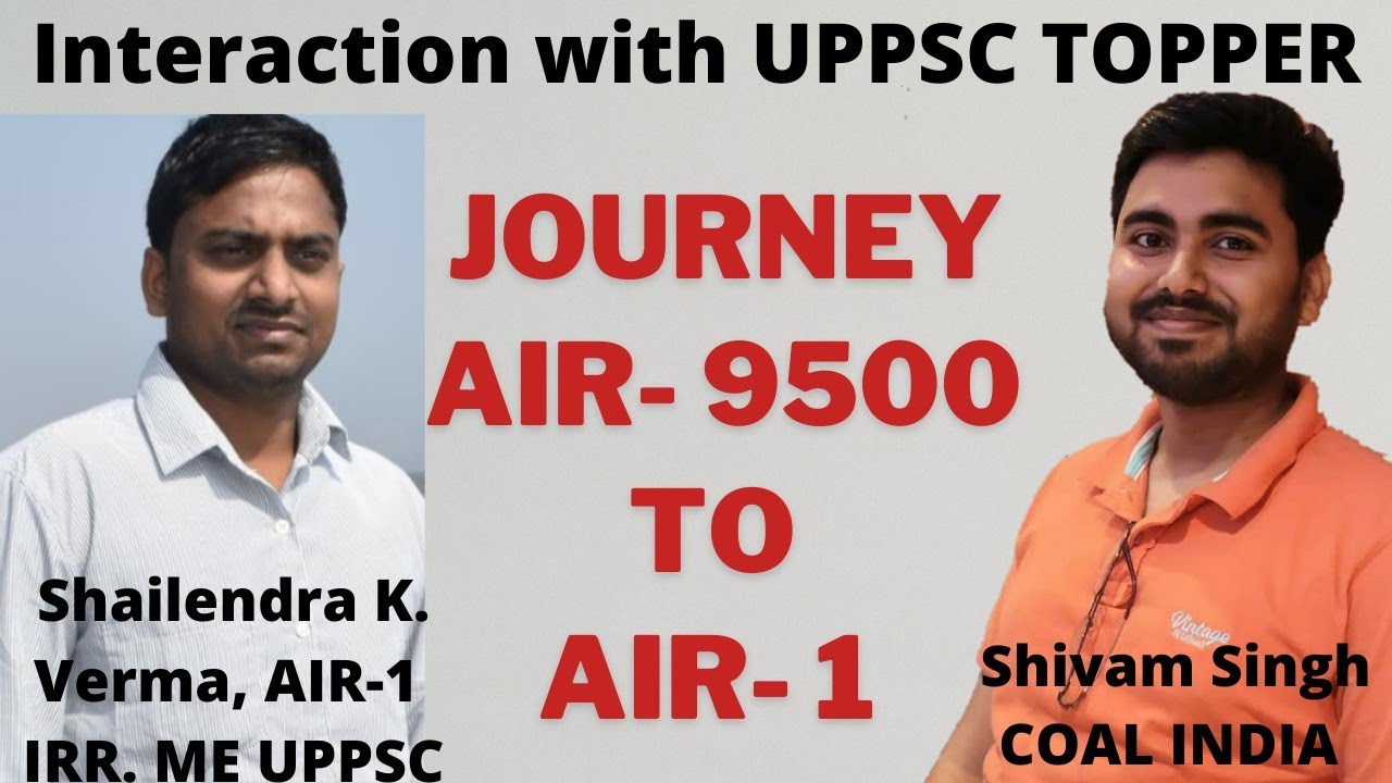 Interaction with UPPSC AE Topper Shailendra Kumar Verma | Topper Talk | UPPSC AE 2021 Preparation