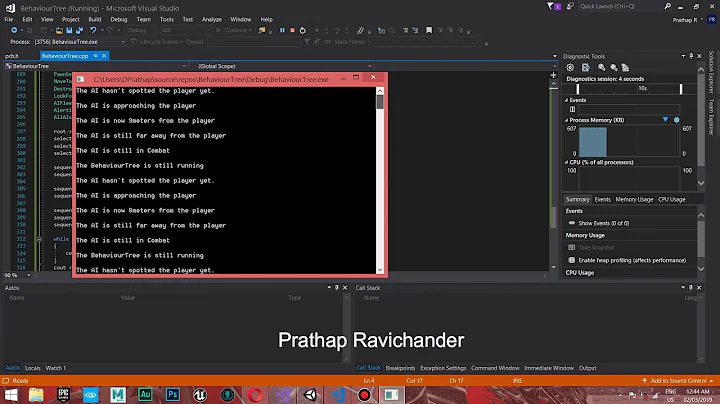 C++ Behavior Tree Basics.