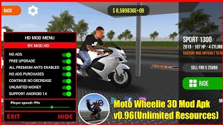 Moto Wheelie 3d Mod Apk Unlimited Money 2026 Link Mediafıre Download Game Master Rider screenshot 1