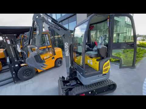 Мініекскаватор Gunter Grossmann GG1700, видео 1