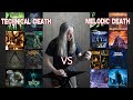 Technical Death Metal VS Melodic Death Metal (Ultimate Guitar Riffs Battle)