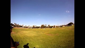 Practicing some inverted hover. Align Trex 600efbl Pro - R/C Helicopter.