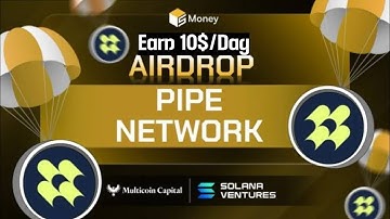 Pipe Network Airdrop | Free Depin Airdrop | Pipe Network Solana Blockchain Project