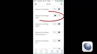 10 Mobile App - configuring subscription email alerts