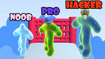 Blob Runner 3D - NOOB vs PRO vs HACKER