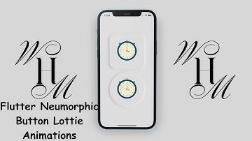 Flutter  Neumorphic Button with Lottie Animations
