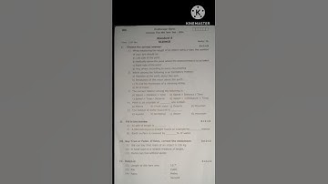 🛑 6th std science question paper/2024/ first mid term question paper/english medium 🛑