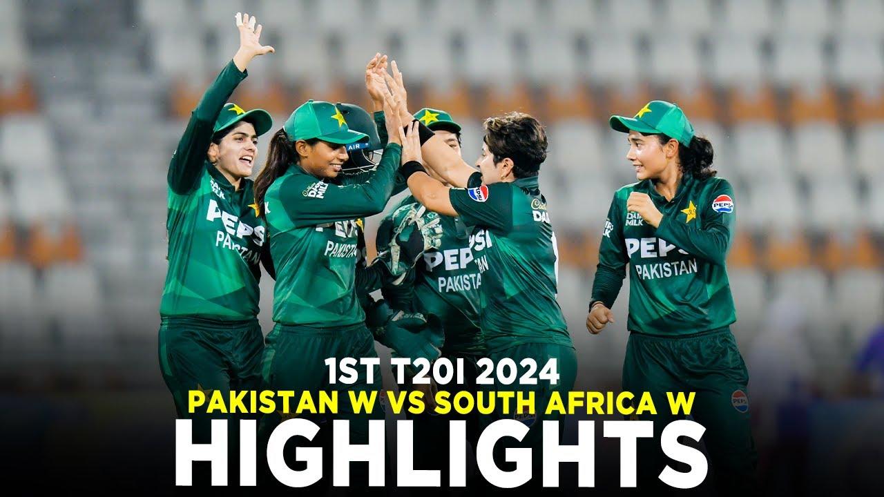 Full Highlights | Pakistan Women vs South Africa Women | 1st T20I 2024 ...