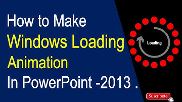 How to Make windows Loading Animation In PowerPoint-2013 | Easy Tutorial | PowerPoint Tutor