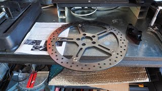 Arlen Ness 15' big brake front rotor for Harley Sportster