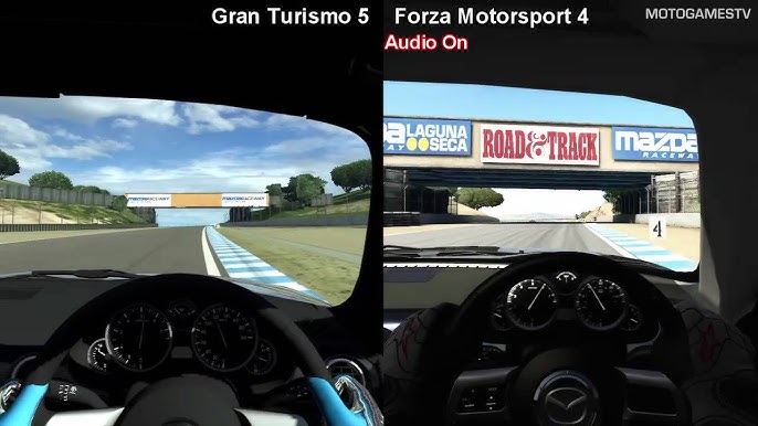 Vídeo compara Forza Motorsport 4 e Gran Turismo 5
