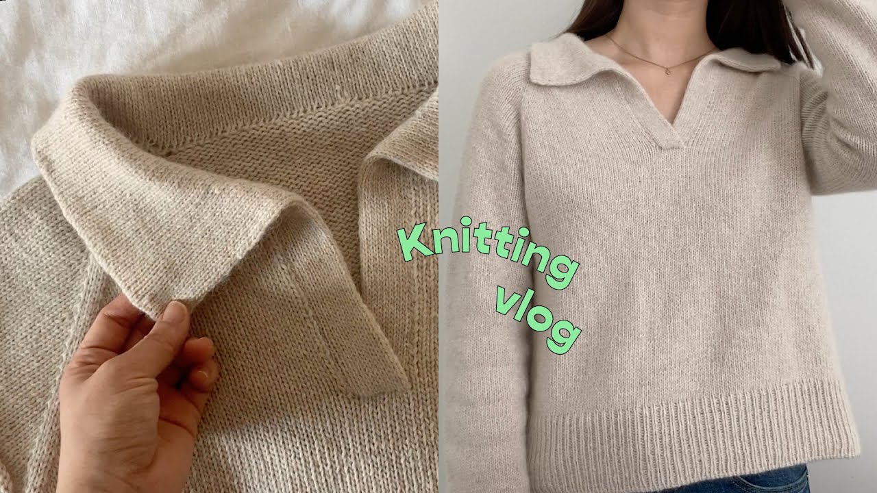 knitting vlog. 뜨개로그 ep7. 쁘띠니트 엘리자베스 블라우스 Elisabeth Blouse by PetiteKnit | 라라뜨개 라쿤30