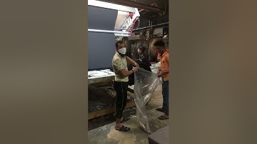 Open Compactor machine/ textile finishing section /Dyeing @TextileTestingBD