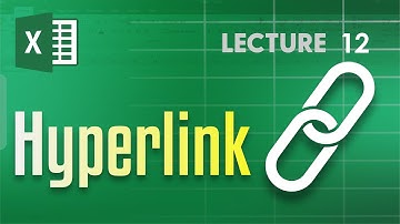 Lecture 12 | Microsoft Excel | Hyperlink Complete | Taj Institute | Urdu/Hindi