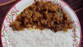 SPICY CHICKEN SECRET MASALA CURRY WITH RICE || @connecting_vinod