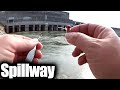Fall Fishing Below The Dam (Spillway Fishing) + Fishing Lure Mail