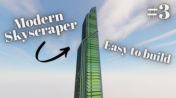 Minecraft | Modern Neon Skyscraper Tutorial (Part 3)