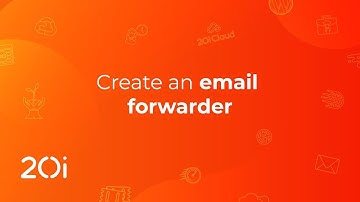 Create an email forwarder on your 20i email account (Tutorial)