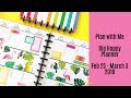 Plan With Me - BIG Happy Planner - Feb 25 - March 3, 2019 Happy Illustrations sticker book!