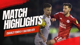 HIGHLIGHTS | Crawley Town vs Salford City
