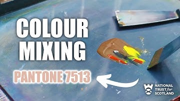 Colour Mixing ASMR | Pantone 7513  | Satisfying Letterpress Printing at Robert Smail’s