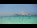 Dubaj 2018 - VLOG #1 - Plaża JBR Dubai Marina - relacja znad błękitu morza ;)