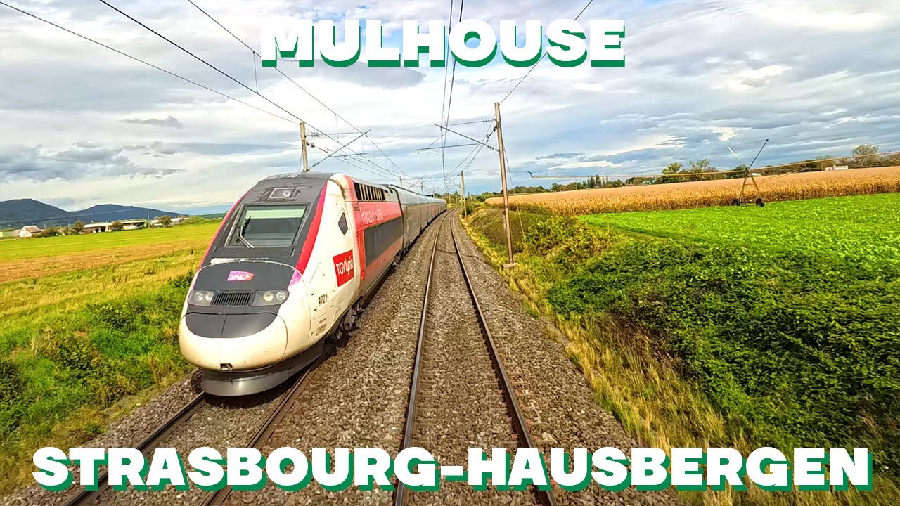 Voyage en cabine de MULHOUSE à STRASBOURG via COLMAR en HLE13 SNCB
